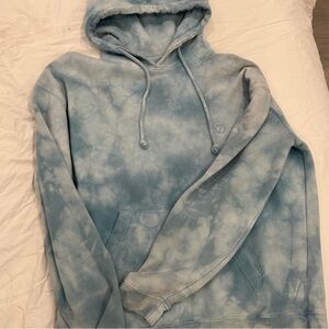 Blue tie dye hoodie from Urban Outfitters